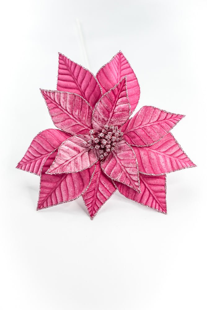 Pink Poinsettia Stem - Greenery Market86324PK