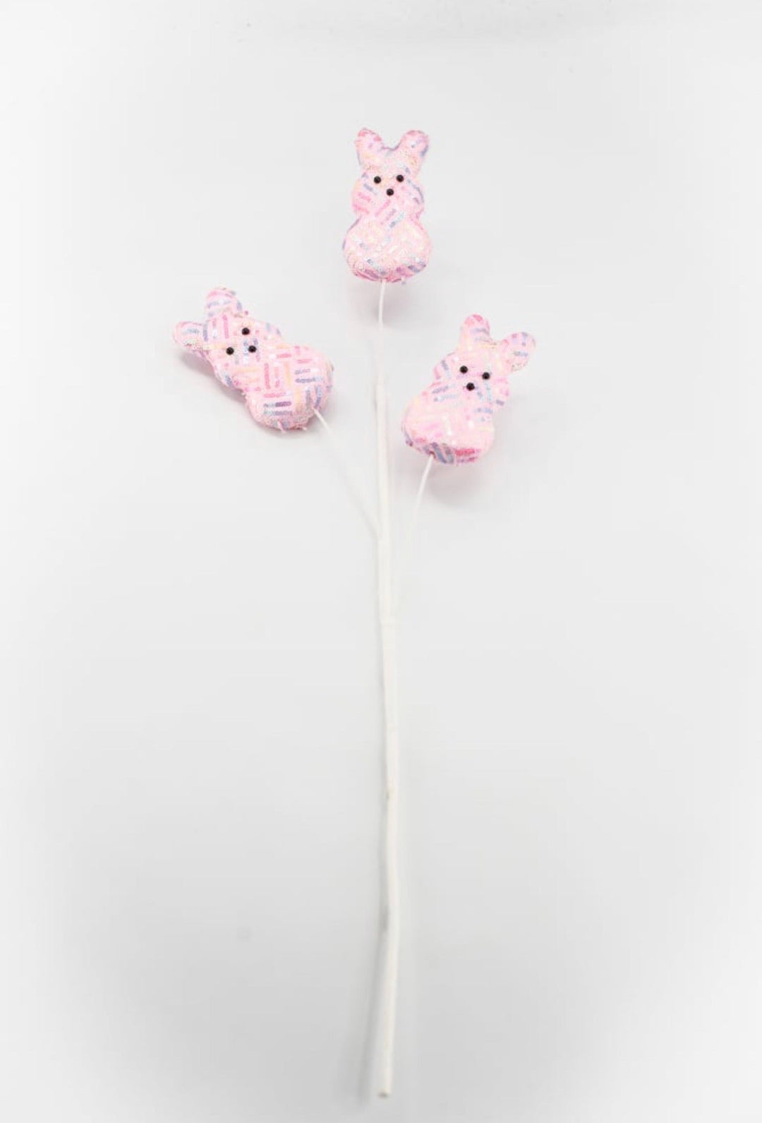 Pink Sequins Easter Bunny Spray - 28" - Greenery Market40412-PK