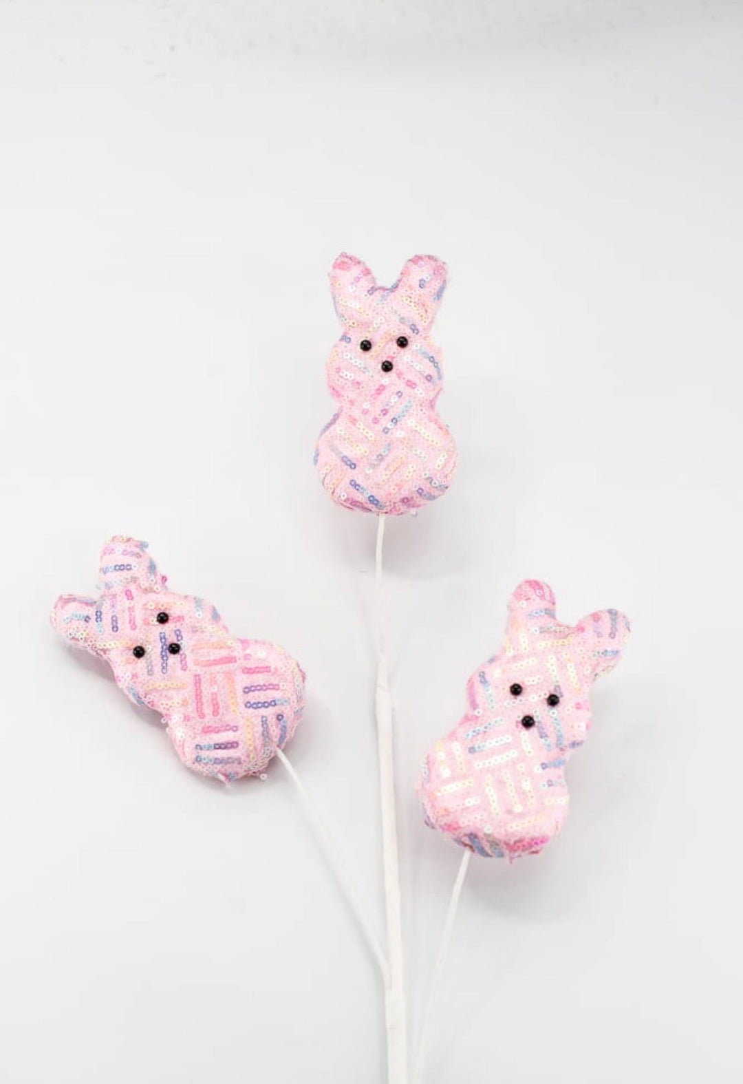 Pink Sequins Easter Bunny Spray - 28" - Greenery Market40412-PK