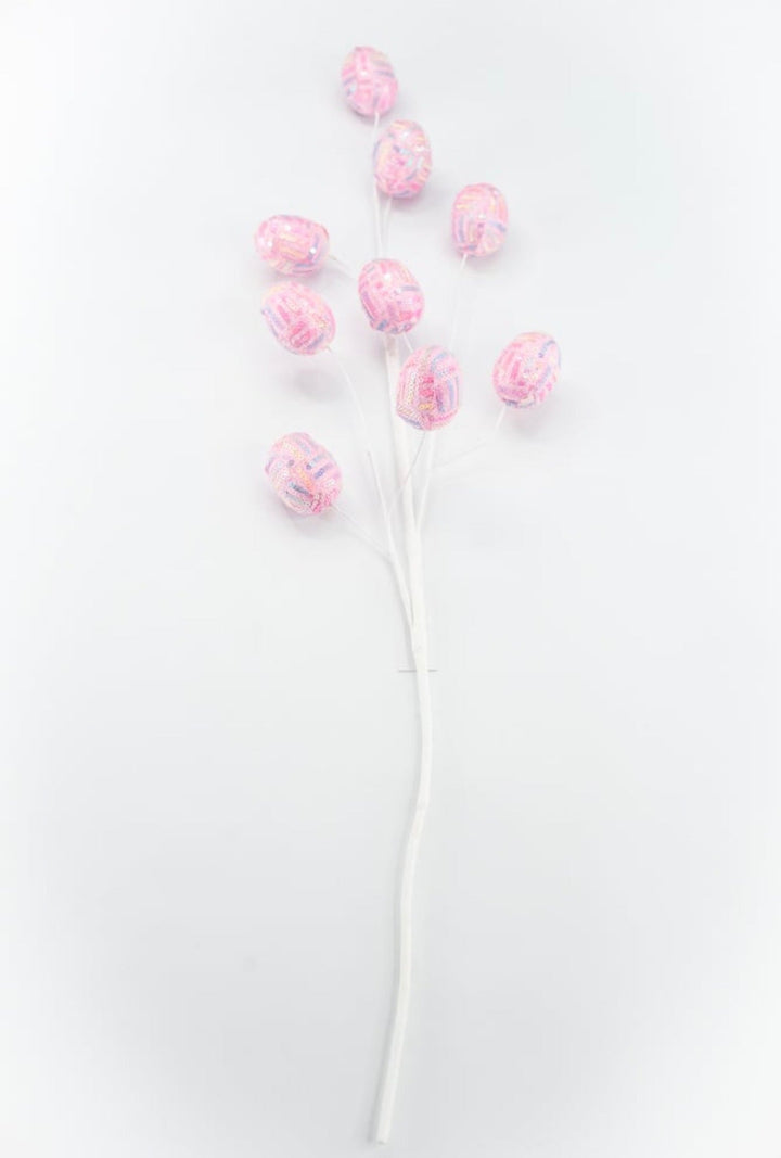 Pink Sequins Easter Eggs Spray - 29" - Greenery Market40413-PK