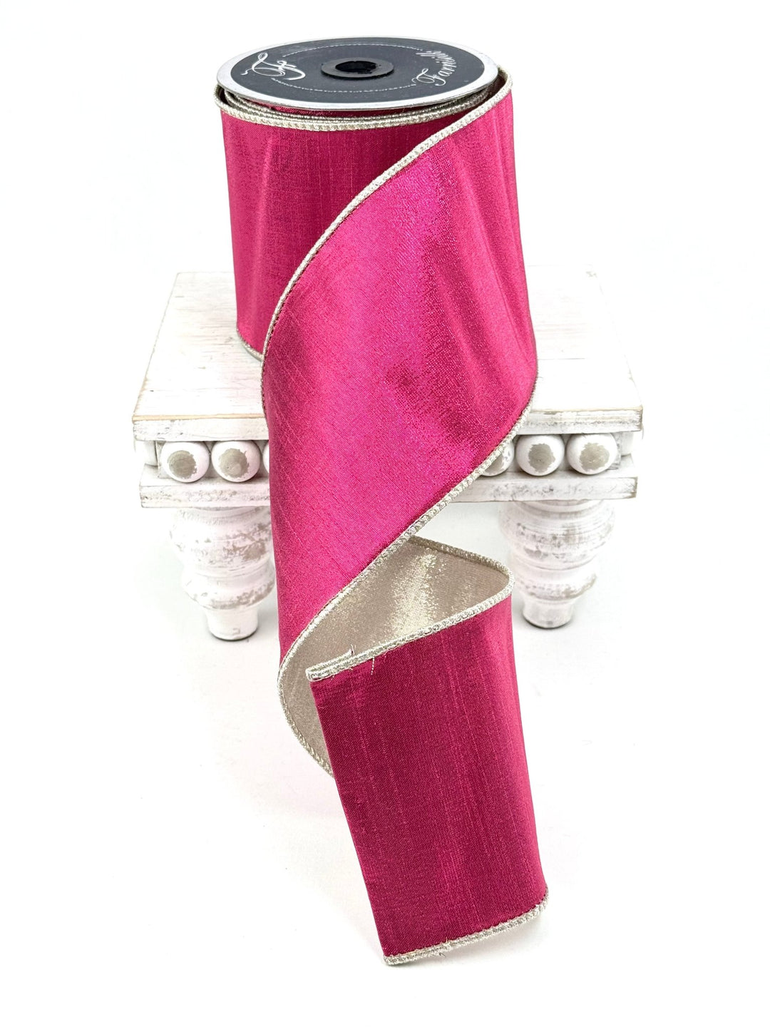 Pink Two Tone Farrisilk Wired Ribbon - 4" AS - IS - Greenery MarketRibbons & TrimRG635-08