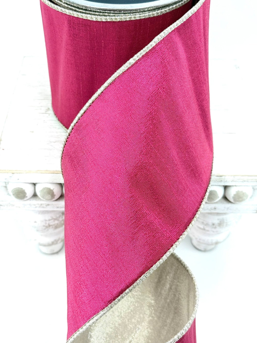 Pink Two Tone Farrisilk Wired Ribbon - 4" AS - IS - Greenery MarketRibbons & TrimRG635-08