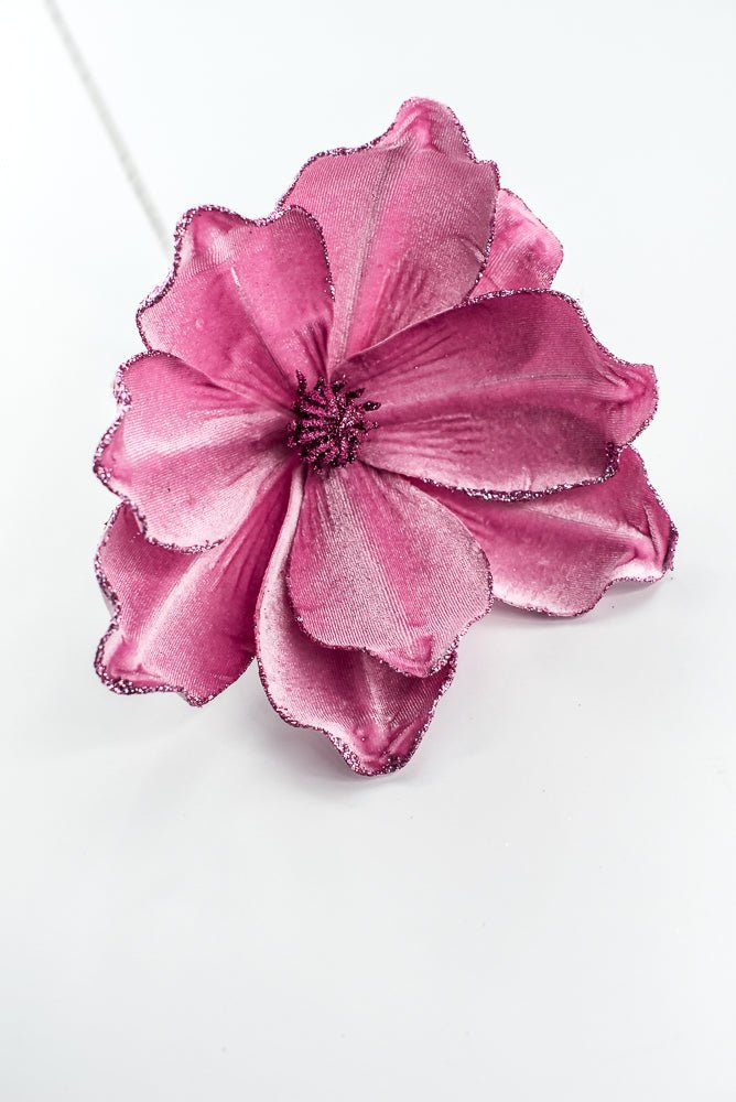 Pink Velvet Magnolia Pick - Greenery Market85318MV