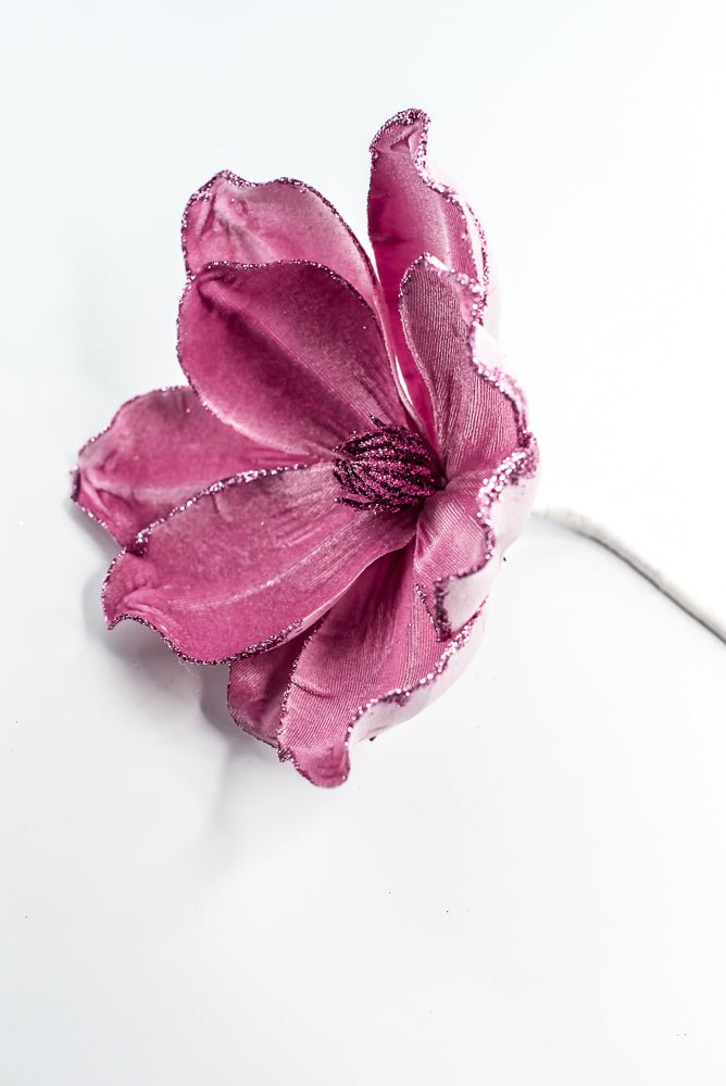 Pink Velvet Magnolia Pick - Greenery Market85318MV