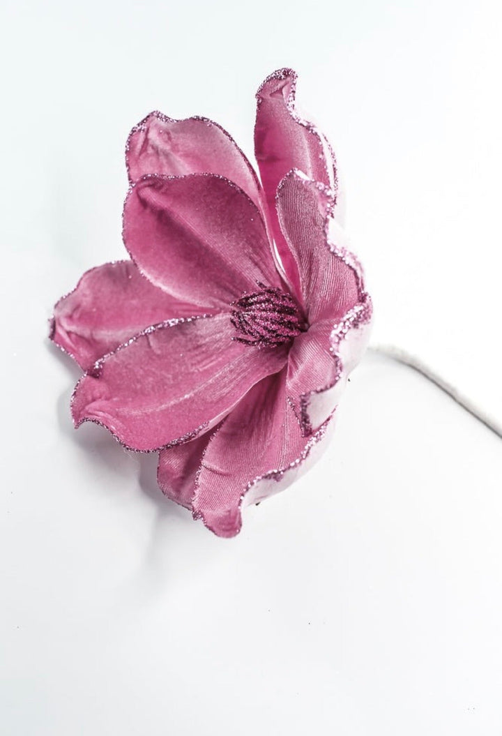 Pink Velvet Magnolia Pick - Greenery Market85318MV