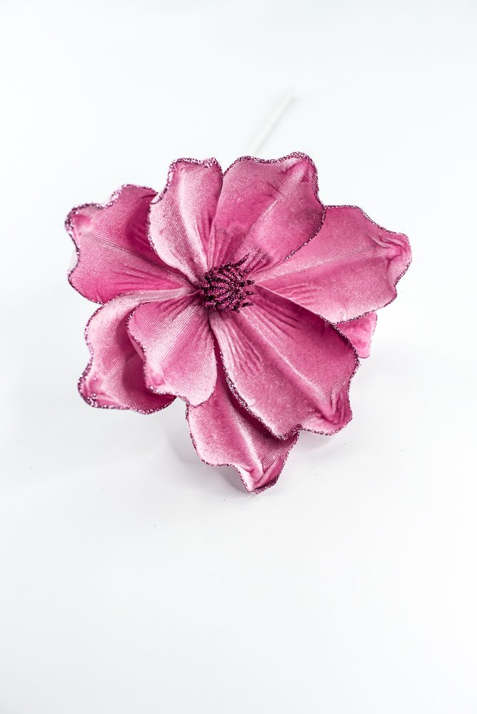 Pink Velvet Magnolia Pick - Greenery Market85318MV