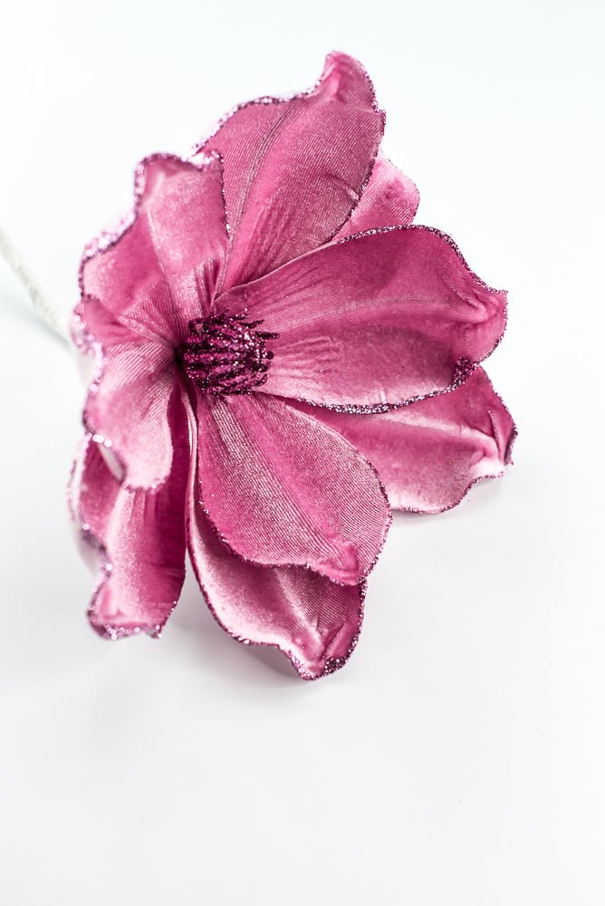 Pink Velvet Magnolia Pick - Greenery Market85318MV
