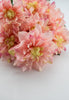 Pink yellow Dahlia bush - Greenery Marketartificial flowers25865