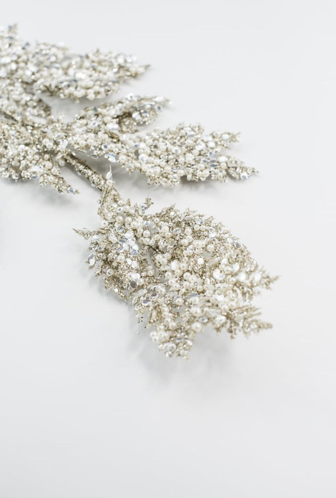 Platinum Glitter Sequin Pearl - Greenery Market40341 - PLATINIUM