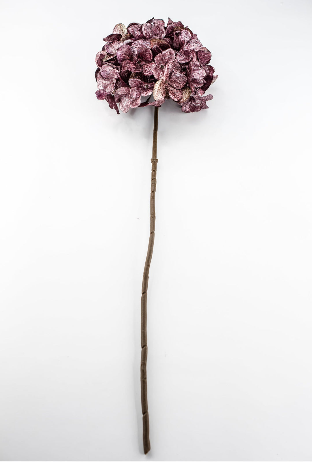 Plum Metallic Hydrangea Spray - 26" - Greenery MarketXFS335-FU