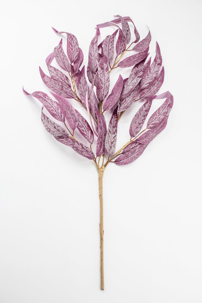 Plum Willow Leaves Eucalyptus Spray - Greenery MarketArtificial Flowers86251PU