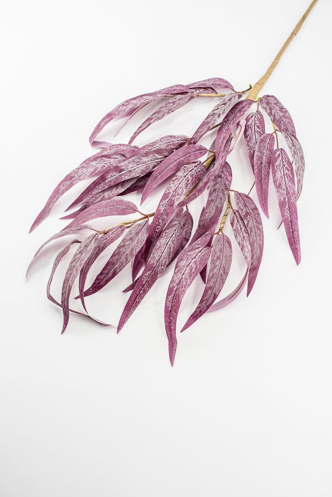 Plum Willow Leaves Eucalyptus Spray - Greenery MarketArtificial Flowers86251PU