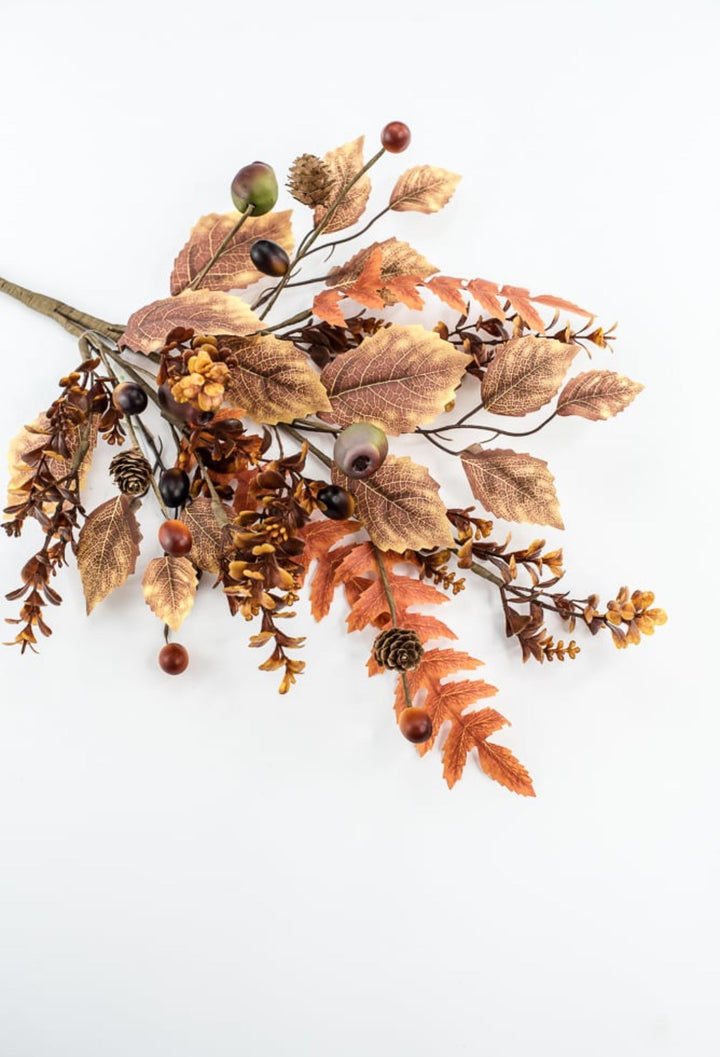 Pod Leaves Berry Spray - Greenery Market57238FA