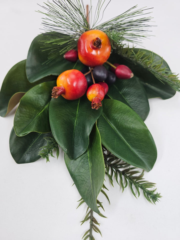 Pomegranate & Pine Leaf Spray - 20" - Greenery MarketPM3582MAGNOLIA