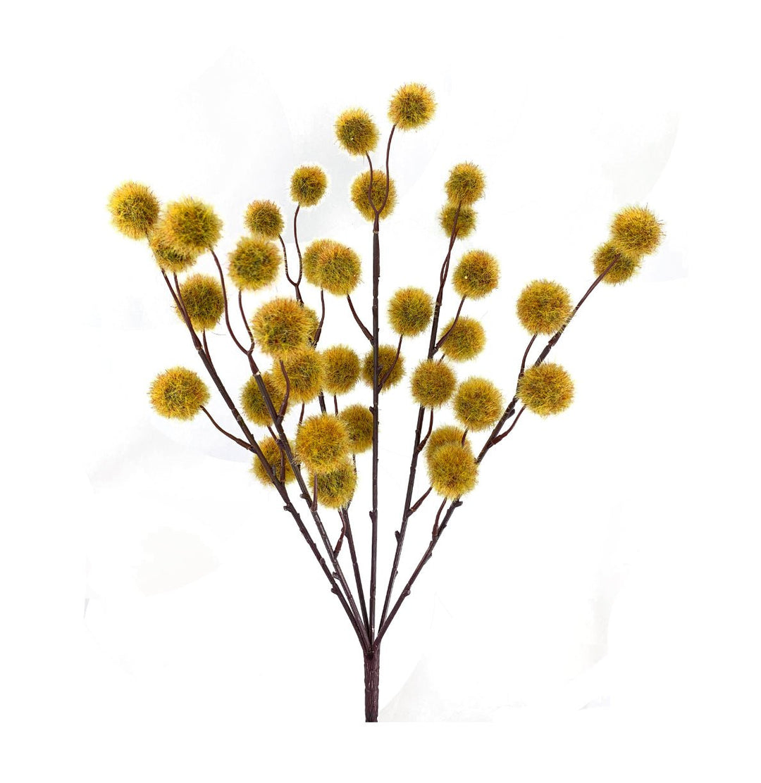 Pompom bush - mustard - Greenery Market56692YW