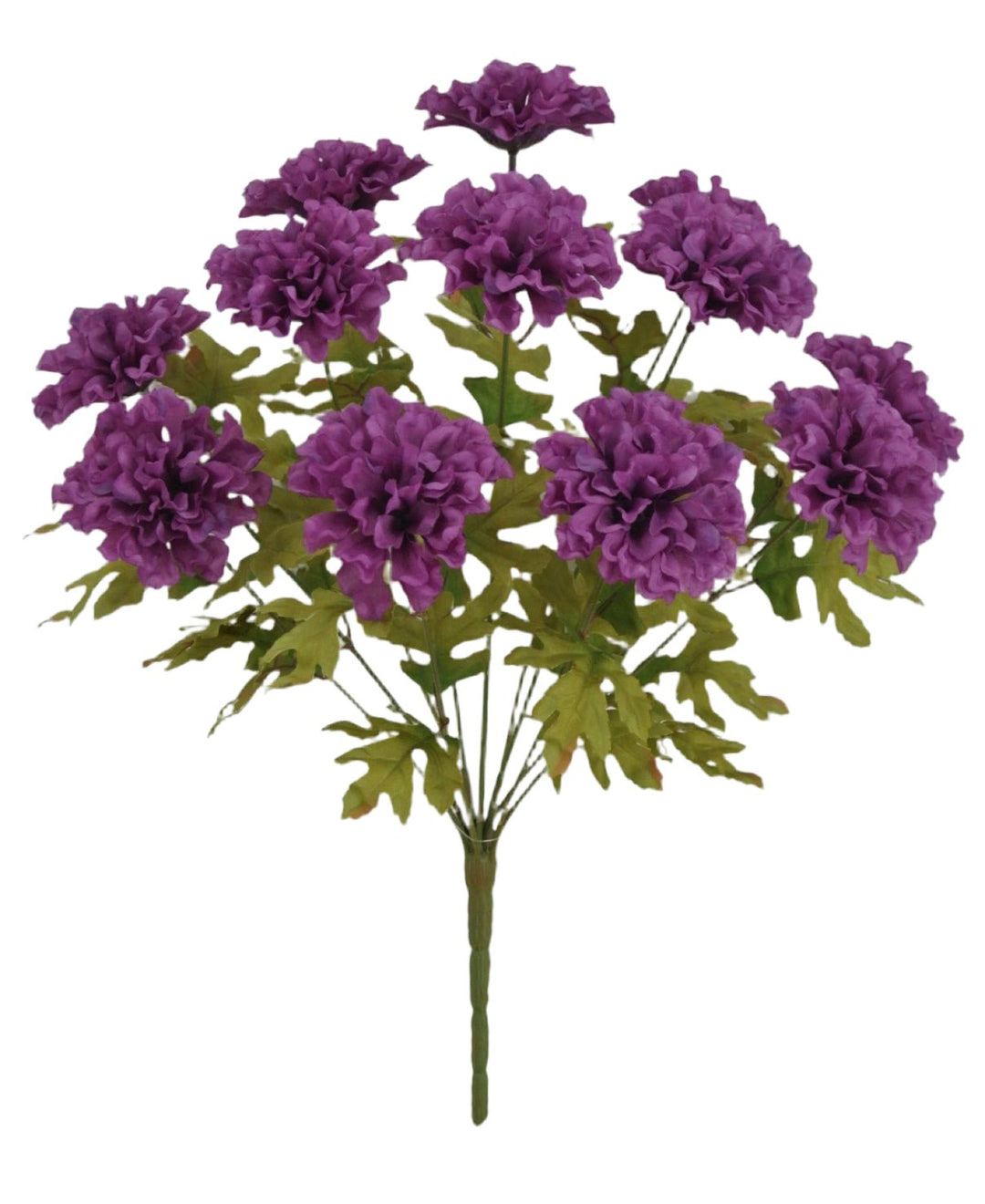 PomPom mum bush - purple - Greenery Marketartificial flowers82704 - PU