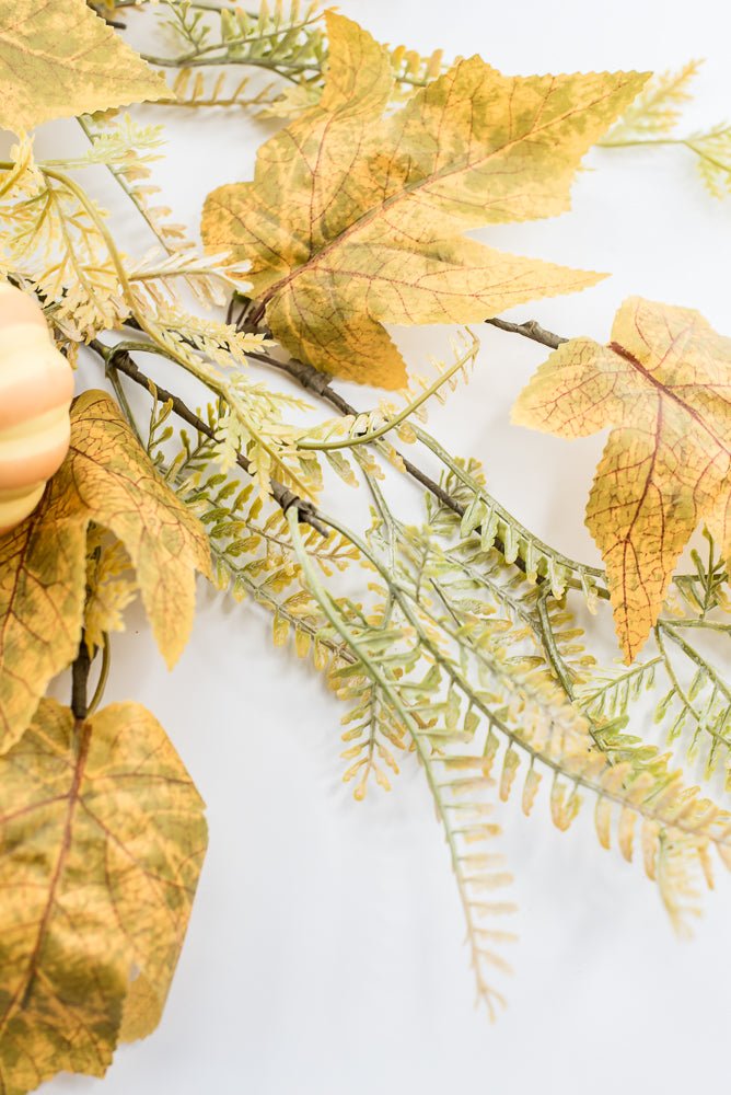 Pumpkin And Greenery Spray - Greenery MarketArtificial Flora65116