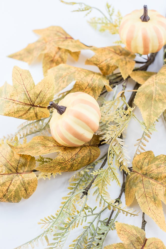 Pumpkin And Greenery Spray - Greenery MarketArtificial Flora65116