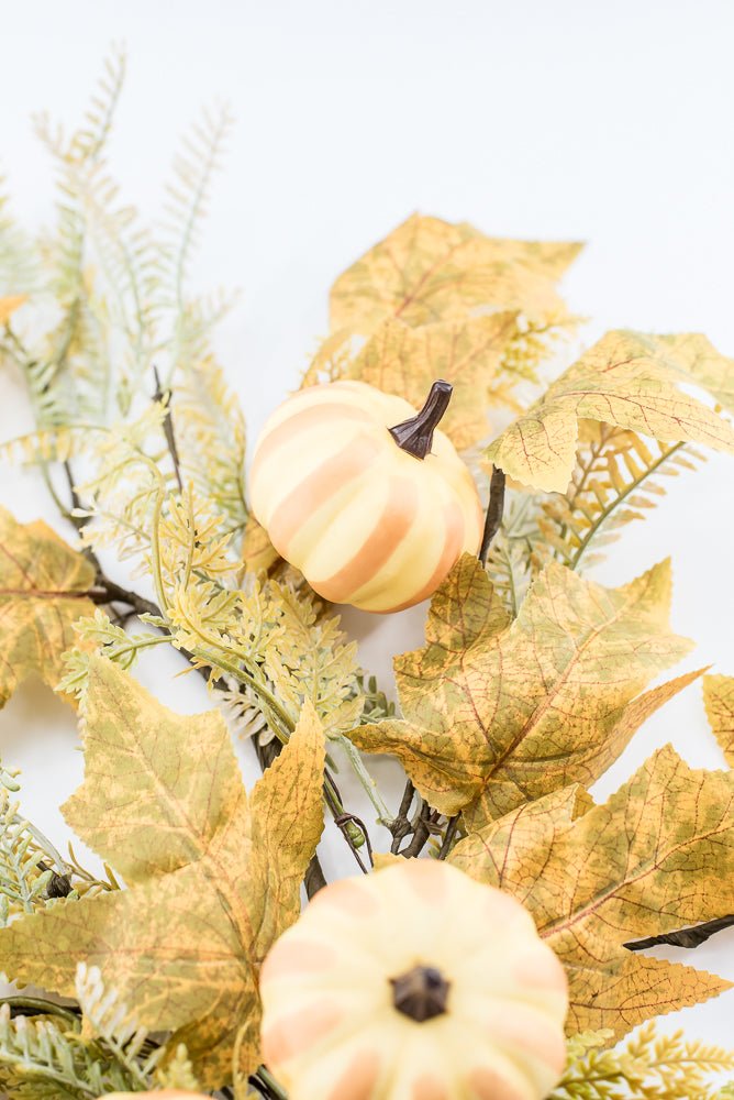 Pumpkin And Greenery Spray - Greenery MarketArtificial Flora65116