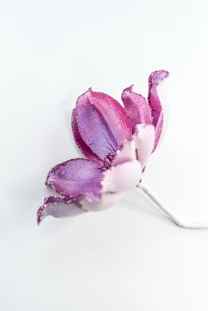 Purple and Pink Velvet Magnolia Pick - Greenery Market85318PUPK