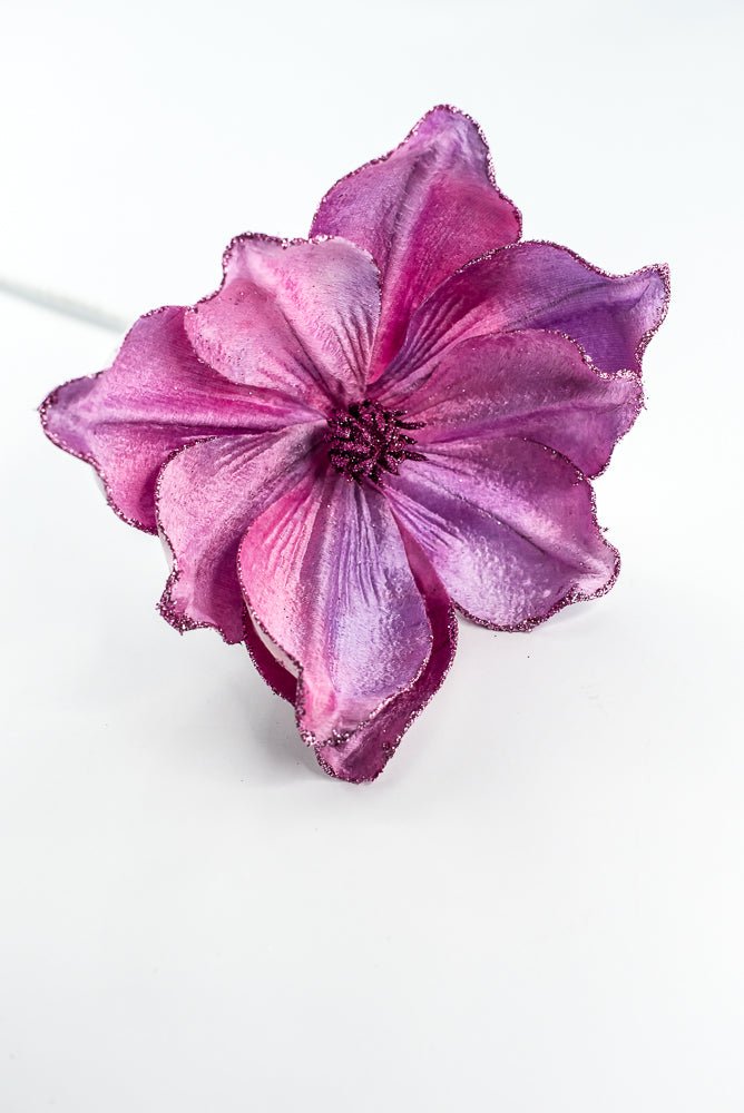 Purple and Pink Velvet Magnolia Pick - Greenery Market85318PUPK