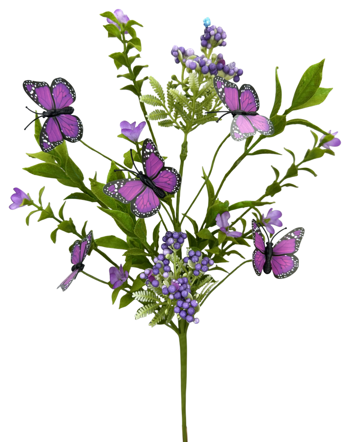 Purple Butterfly Filler Pick - 16" - Greenery MarketArtificial Flowers63941PU