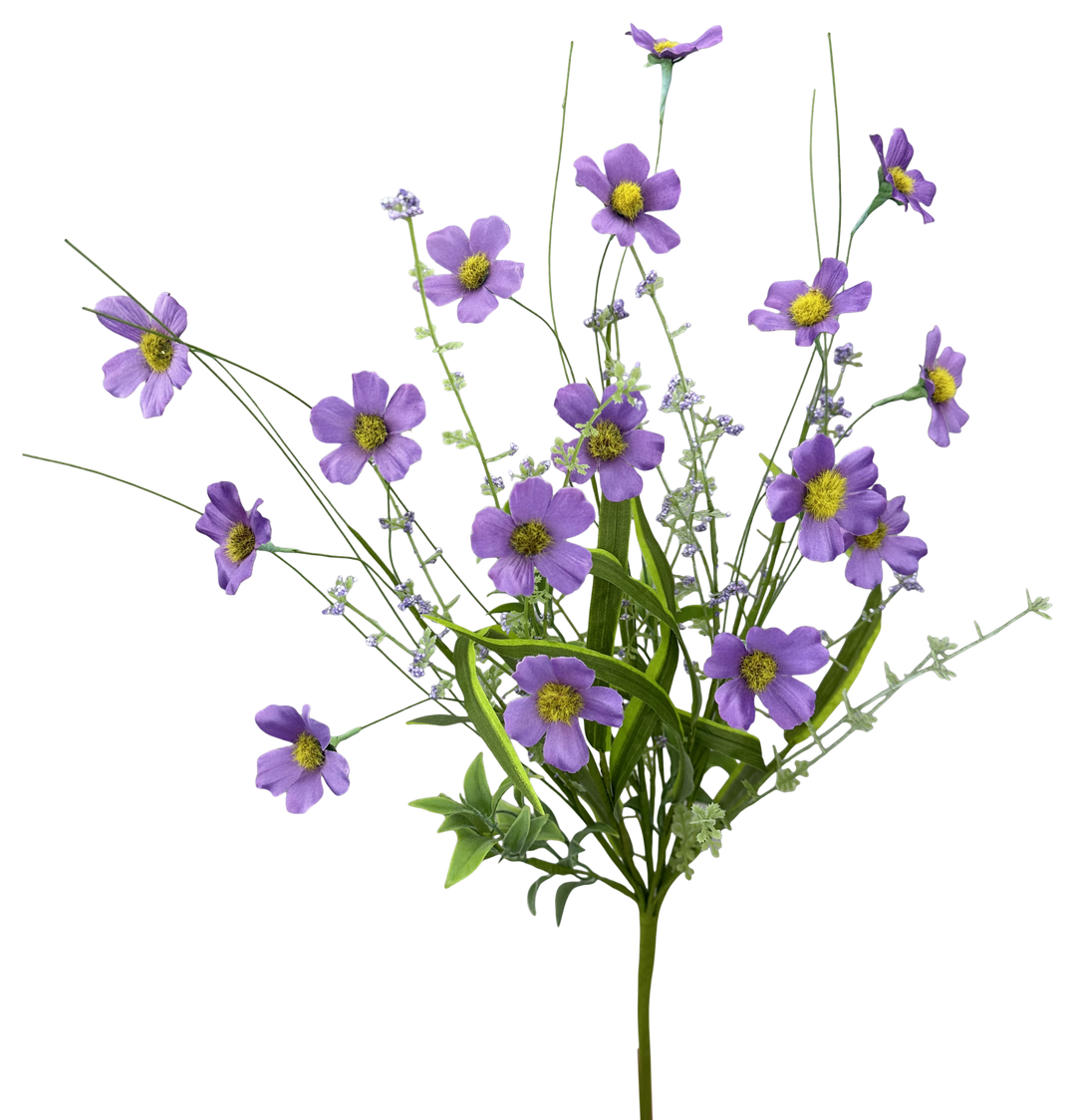 Purple Daisy Filler Bush - 21" - Greenery MarketArtificial Flowers63837PU