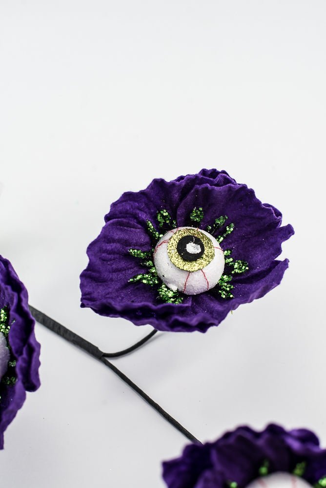 Purple Eyeball Flower Spray - Greenery Market57241PU