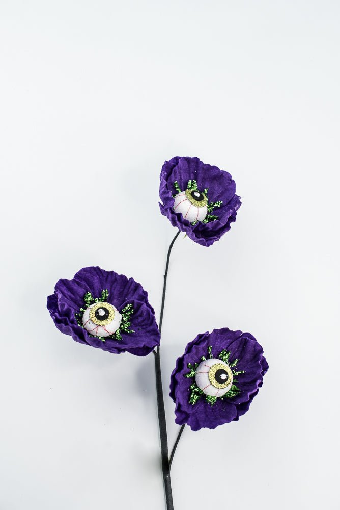 Purple Eyeball Flower Spray - Greenery Market57241PU