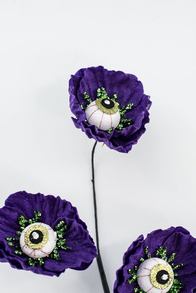 Purple Eyeball Flower Spray - Greenery Market57241PU