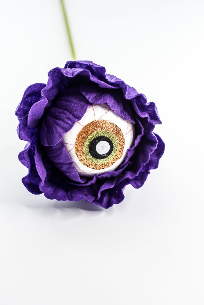 Purple Eyeball Flower Stem - Greenery Market57242PU