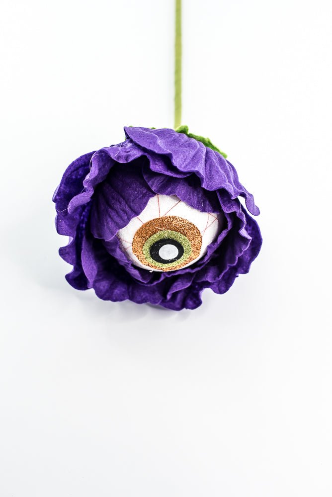 Purple Eyeball Flower Stem - Greenery Market57242PU