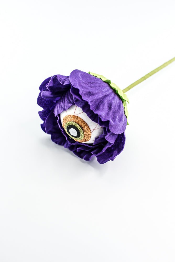 Purple Eyeball Flower Stem - Greenery Market57242PU