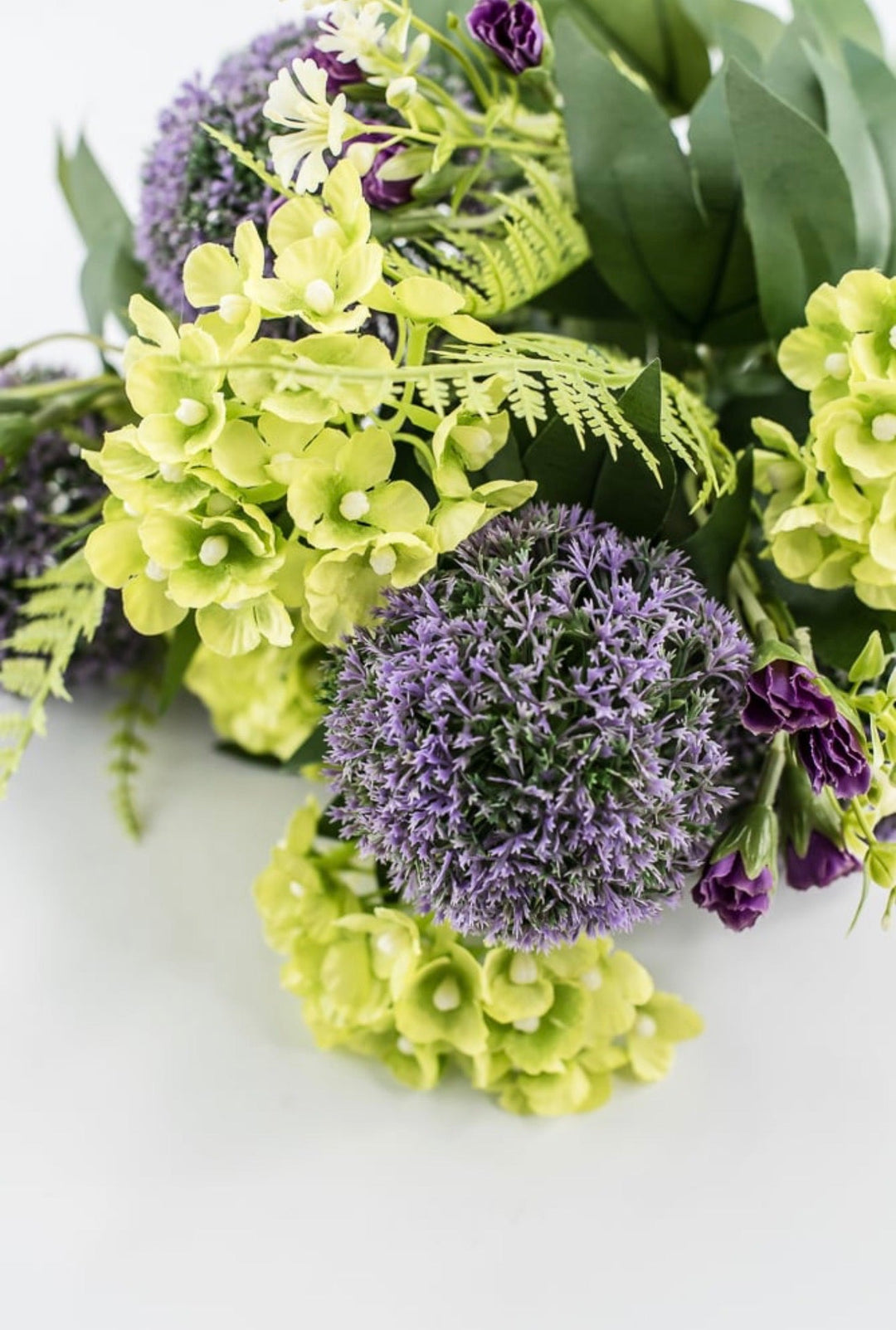 Purple & Green Ball Hydrangea Bush - 21" - Greenery Market64014PUGN