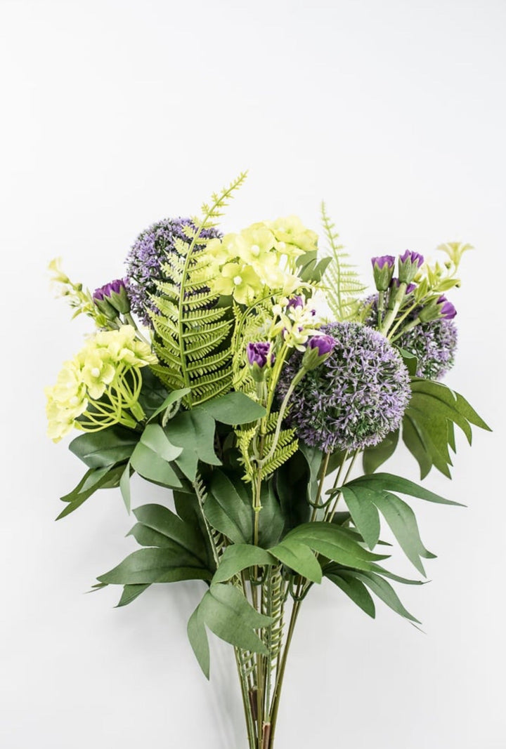Purple & Green Ball Hydrangea Bush - 21" - Greenery Market64014PUGN