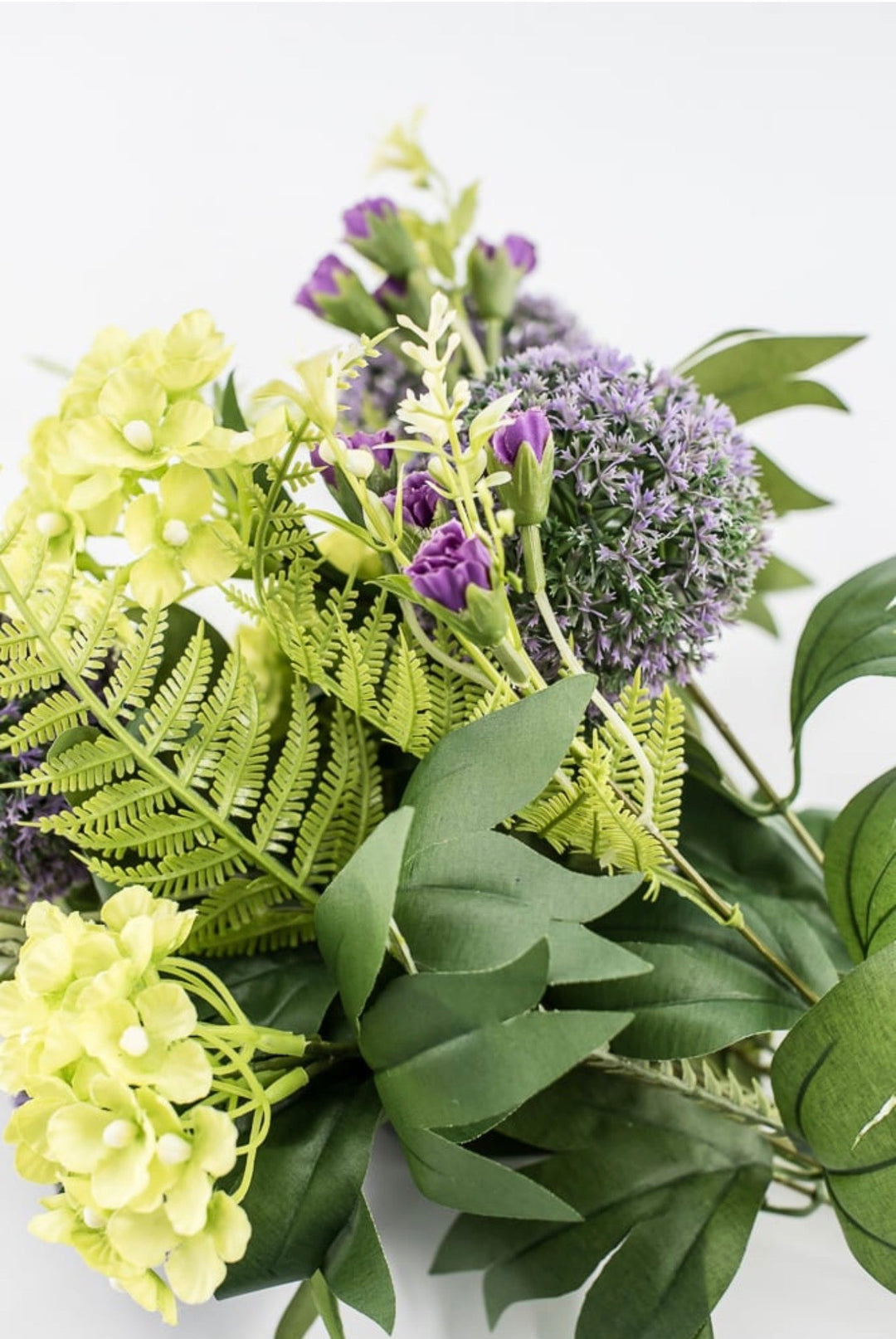 Purple & Green Ball Hydrangea Bush - 21" - Greenery Market64014PUGN