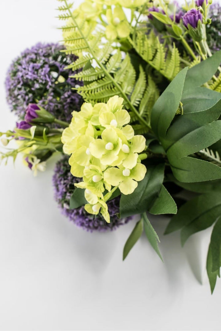 Purple & Green Ball Hydrangea Bush - 21" - Greenery Market64014PUGN