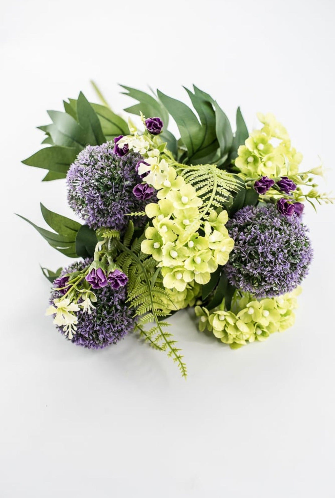 Purple & Green Ball Hydrangea Bush - 21" - Greenery Market64014PUGN