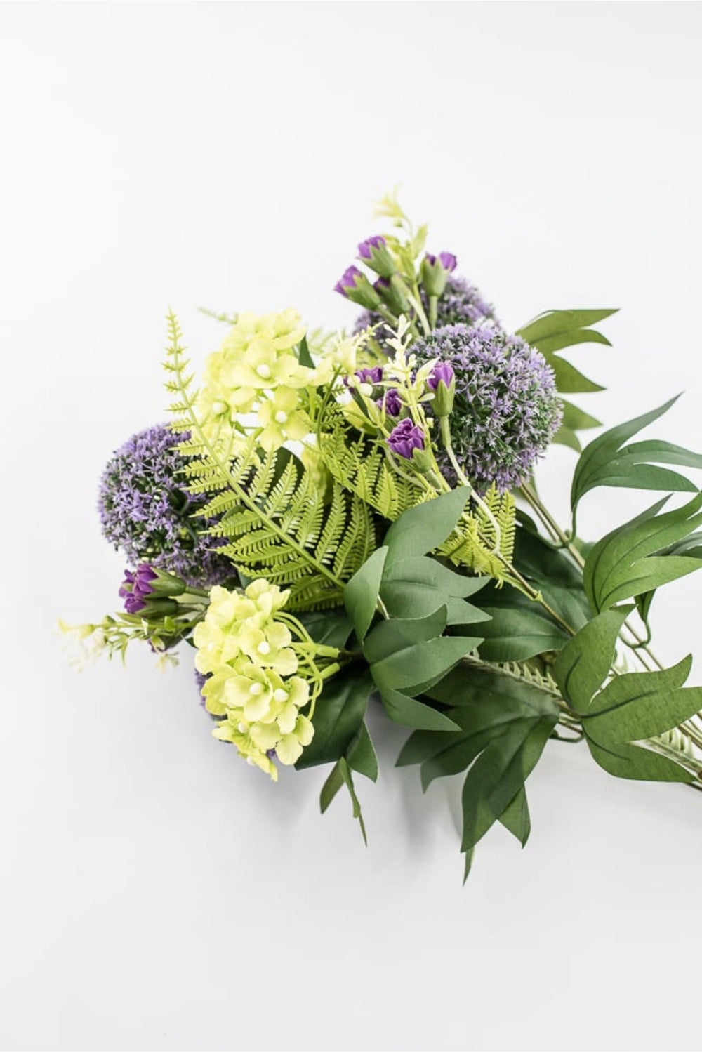 Purple & Green Ball Hydrangea Bush - 21" - Greenery Market64014PUGN