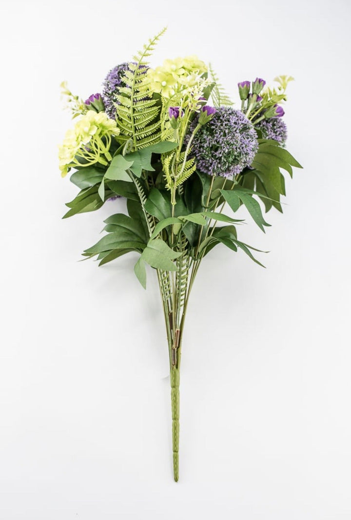 Purple & Green Ball Hydrangea Bush - 21" - Greenery Market64014PUGN