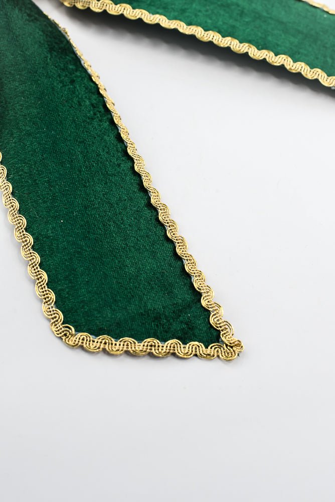 Purple & Green Mardi Gras Sequin Velvet Bow - 12" - Greenery MarketSeasonal & Holiday Decorations64073MG