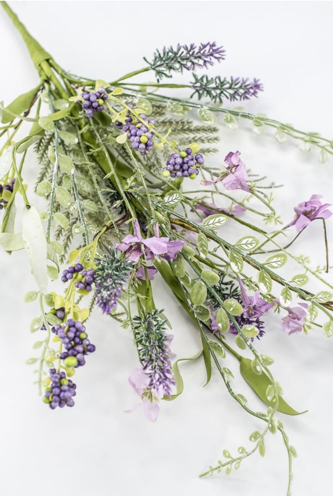 Purple Lavender And Berry Spray - 23" - Greenery MarketArtificial Flora60919-PU