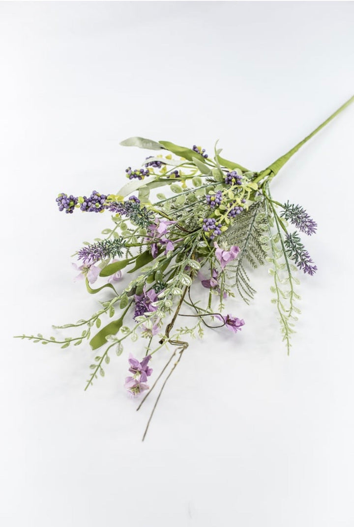 Purple Lavender And Berry Spray - 23" - Greenery MarketArtificial Flora60919-PU