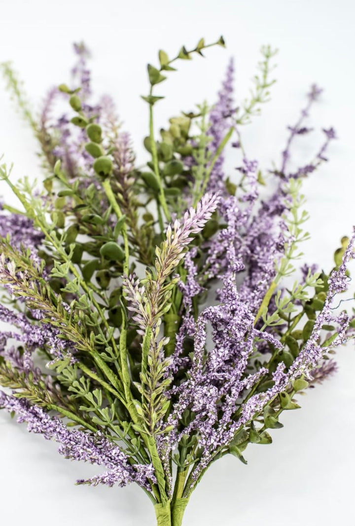 Purple Mixed Heather Bush - 22" - Greenery Market65578-PU