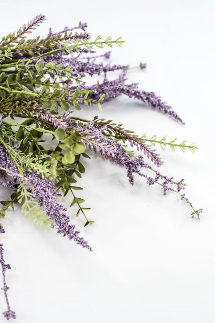 Purple Mixed Heather Bush - 22" - Greenery Market65578-PU
