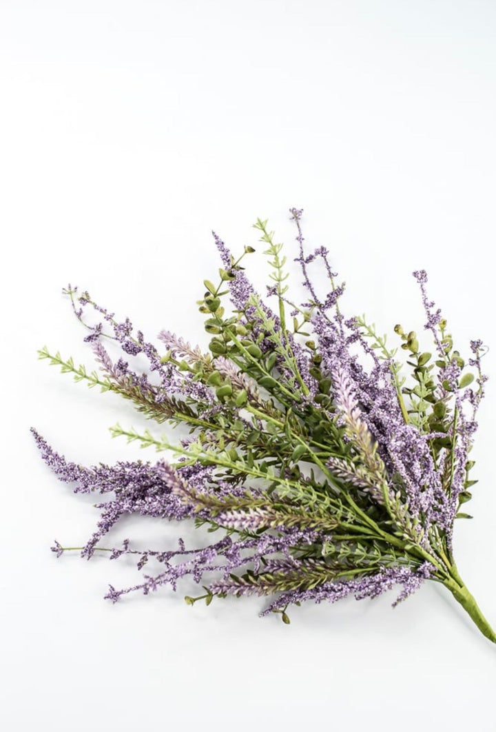 Purple Mixed Heather Bush - 22" - Greenery Market65578-PU