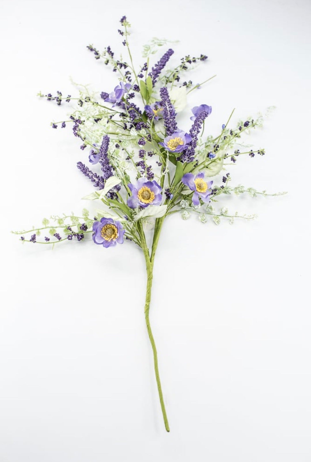Purple Mixed Meadow Flowers Spray - 30.5" - Greenery Market40435-PU