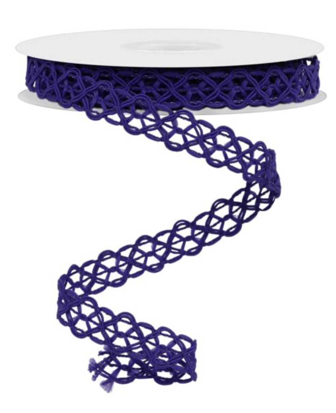 Purple open weave 5/8” wired ribbon - Greenery MarketRibbons & TrimRN586123