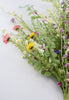 Purple, pink, and yellow mini filler flower bush - Greenery Marketartificial flowers63087BU24