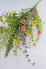 Purple, pink, and yellow mini filler flower spray - Greenery Marketartificial flowers63087SP30